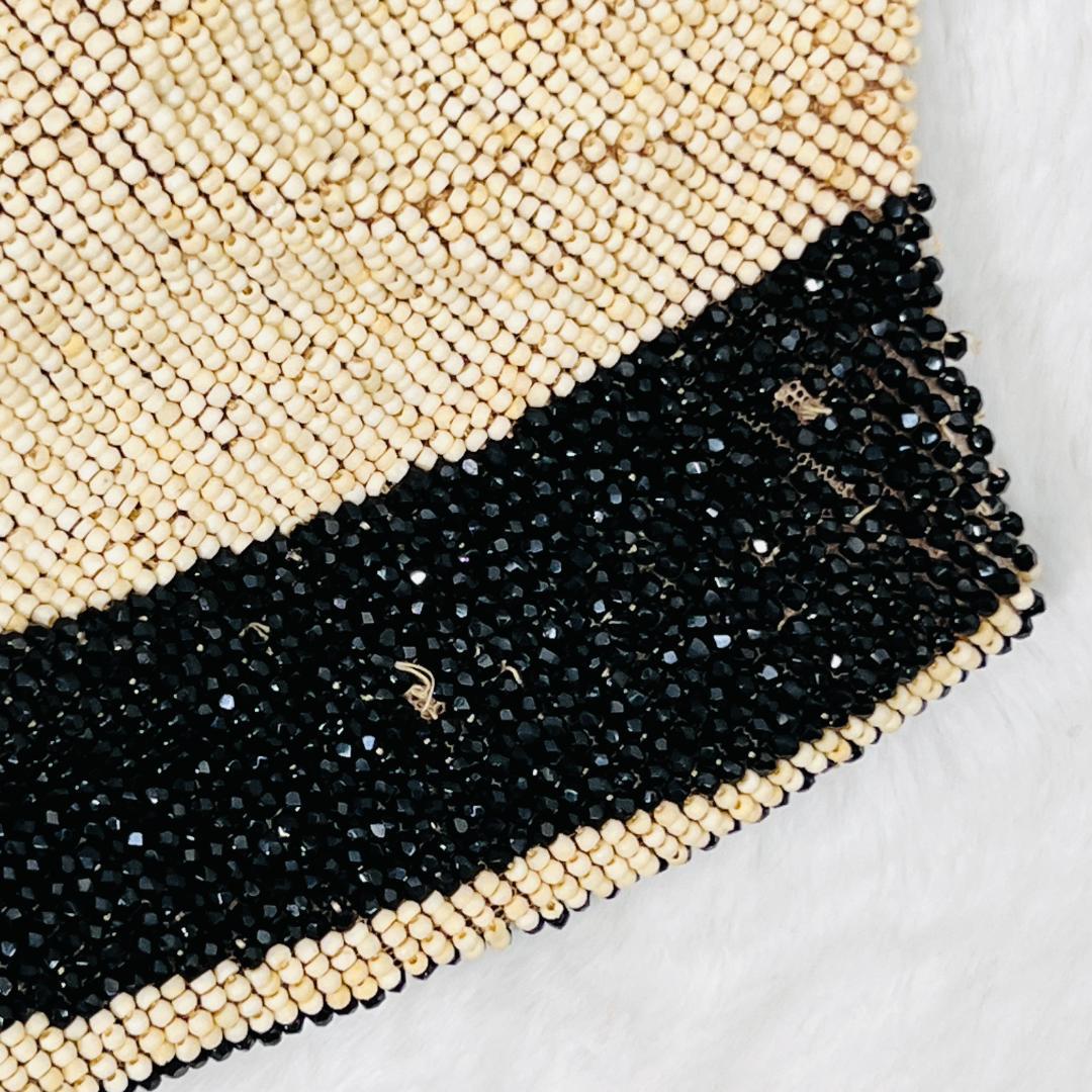 【ロエベ】ビーズスカート　アシンメトリー　38　M～L　LOEWE