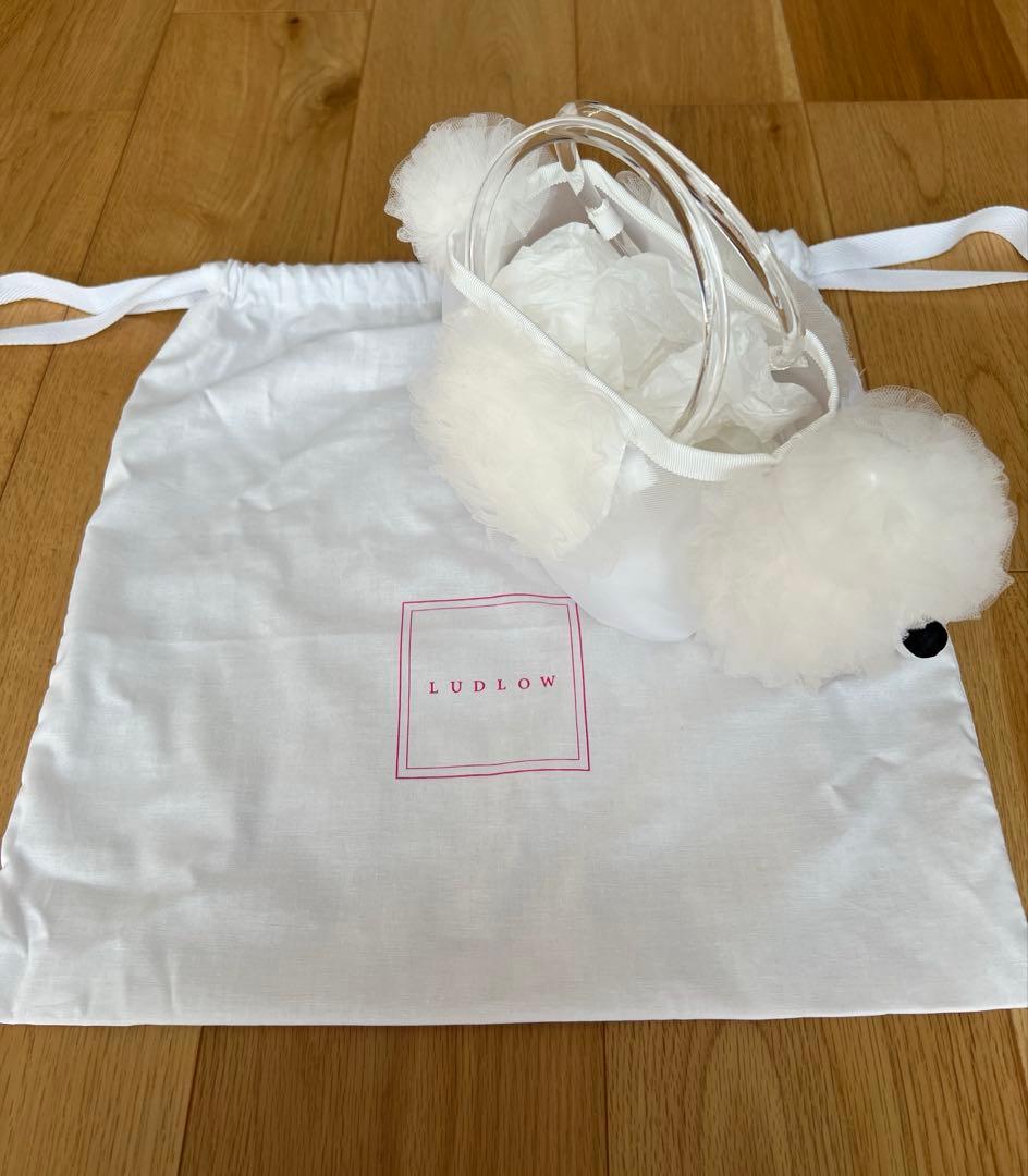 新品未使用　LUDLOW ラドロー　プードル　バッグ　白