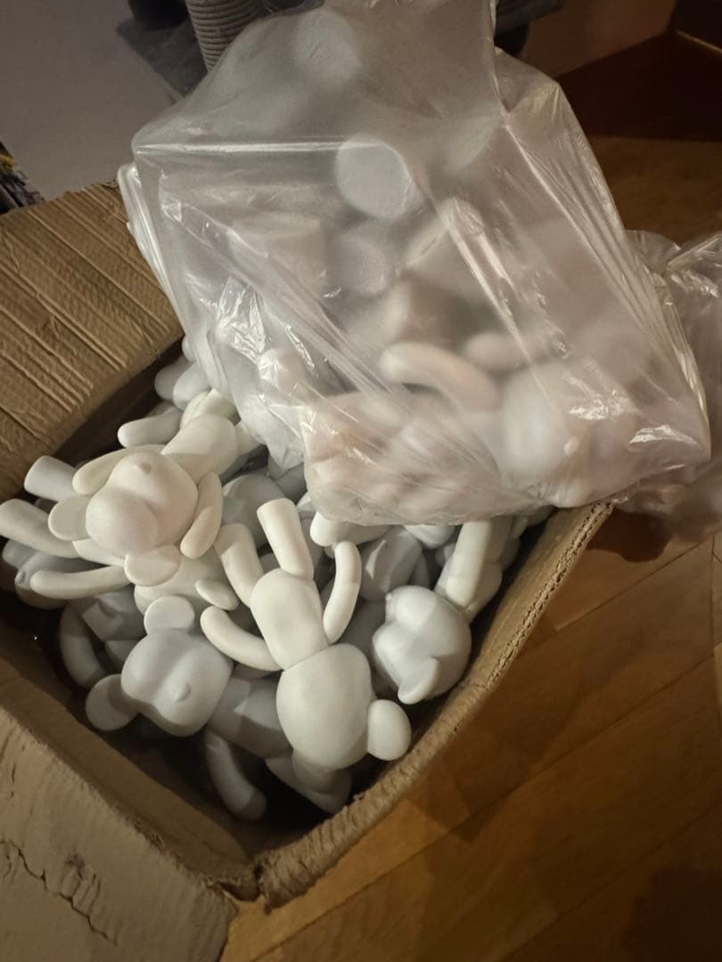 ベアアート 色付け前　流体クマ