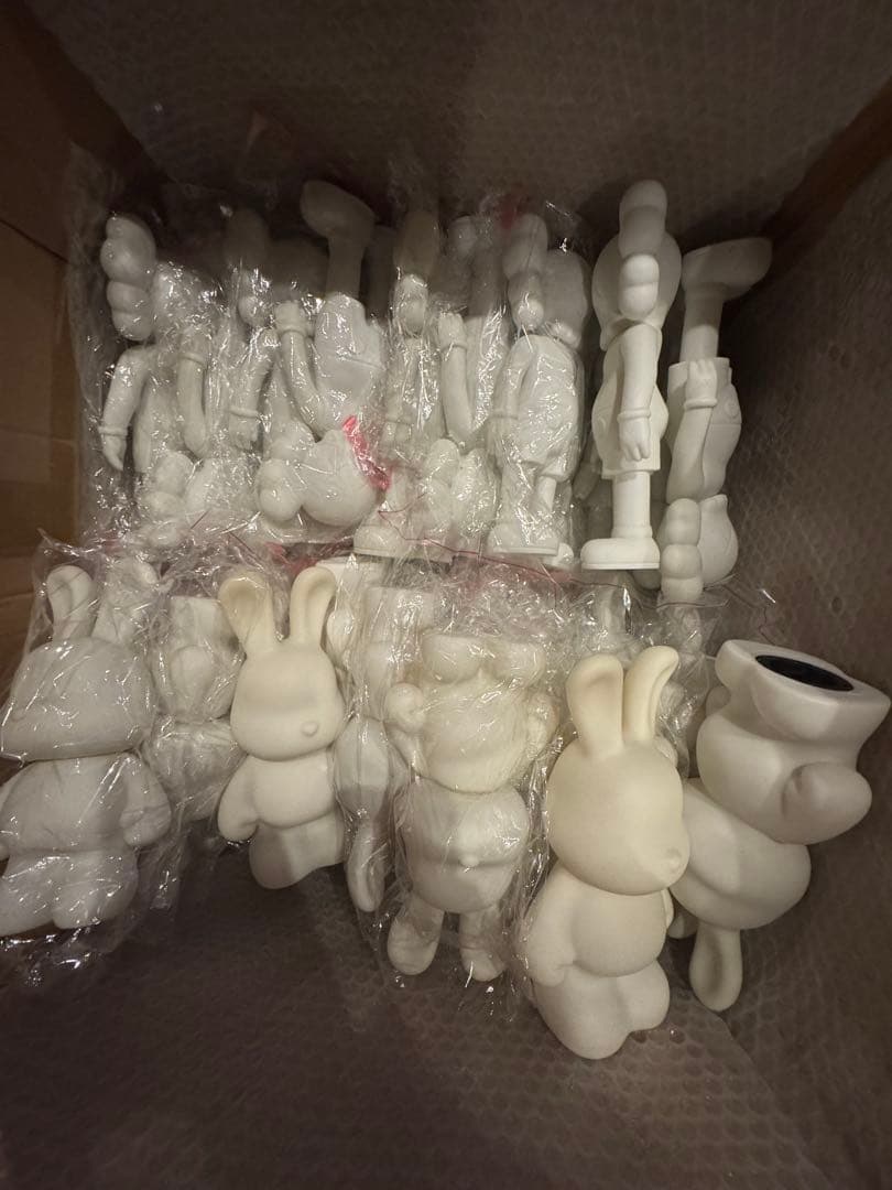 ベアアート 色付け前　流体クマ