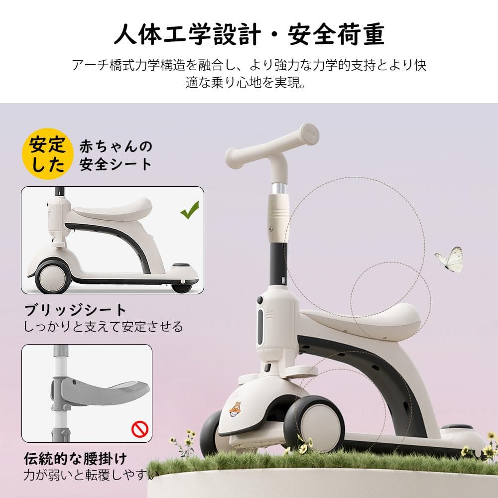 三輪車 おすすめ 自転車 バランスバイク ベビーカー 6in1 折りたたみ