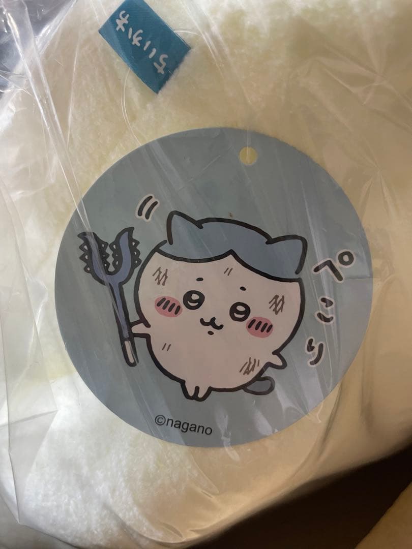 ちいかわ 討伐棒をもった特大ぬいぐるみ(ハチワレ)