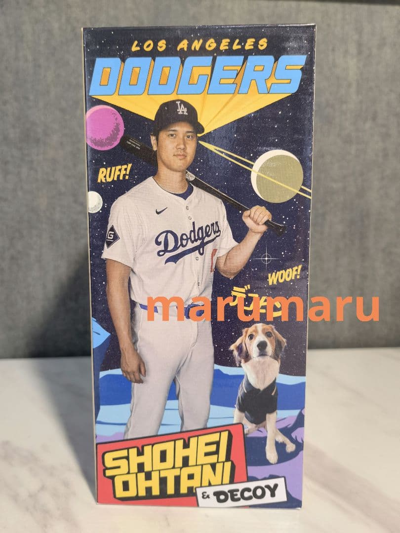 [本物]8月28日来場者限定 大谷翔平&デコピン ボブルヘッド ドジャース ⑥