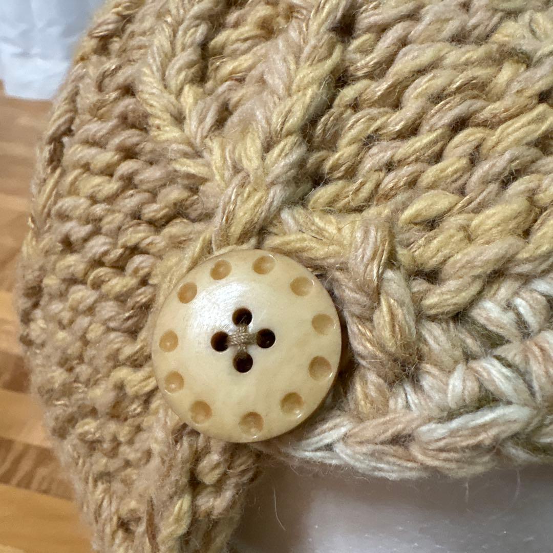 ★最終価格★値下げ応相談★キャピタル ベージュ 編み込みニット帽