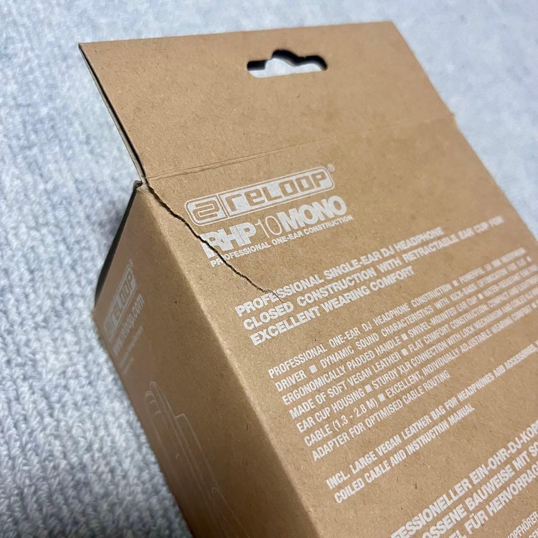 【プロDJ用 片耳ヘッドホン】reloop／RHP10MONO 未使用品