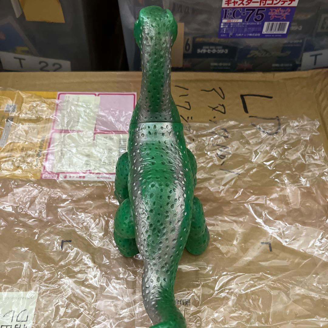 ⚠️激レア　野村トーイ　ネッシー　怪獣王子　ソフビ　緑色　1960年代　当時物