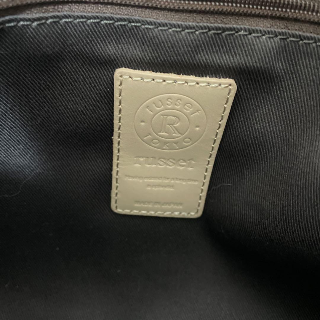 russet ラシット ショルダーバッグ ベアチャーム付き