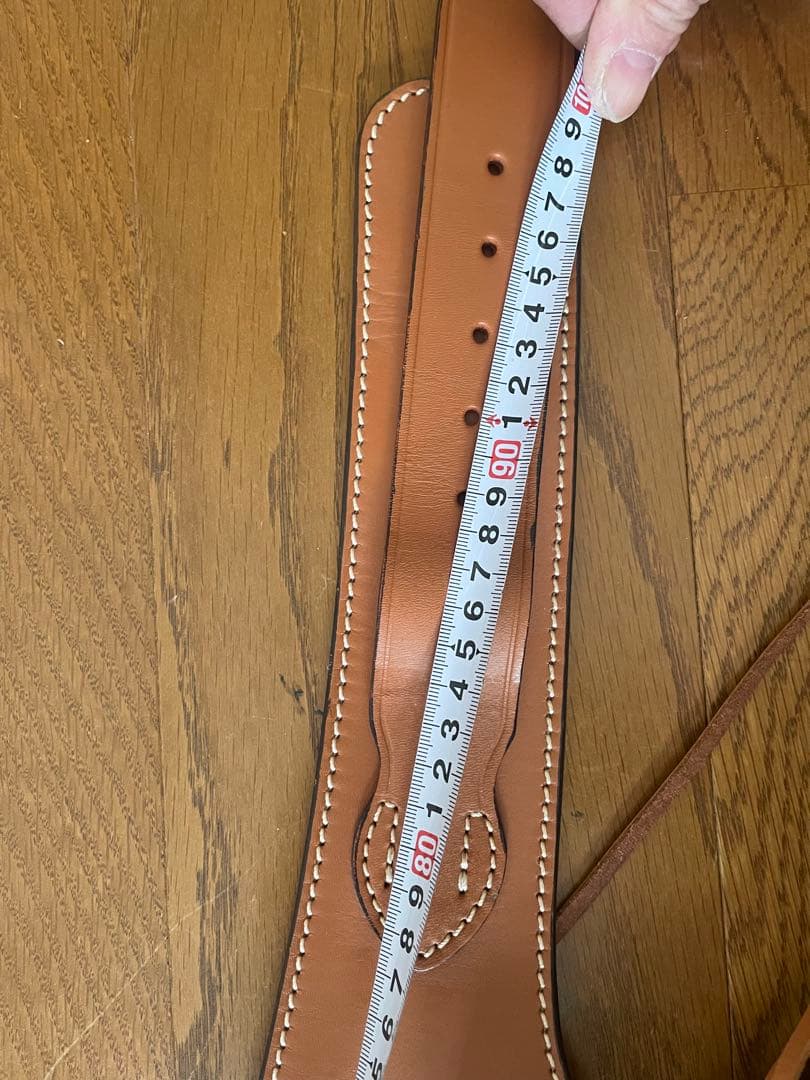 East.A ウエスタンガンベルト 牛革製・ブラウン Mサイズ No.001-M