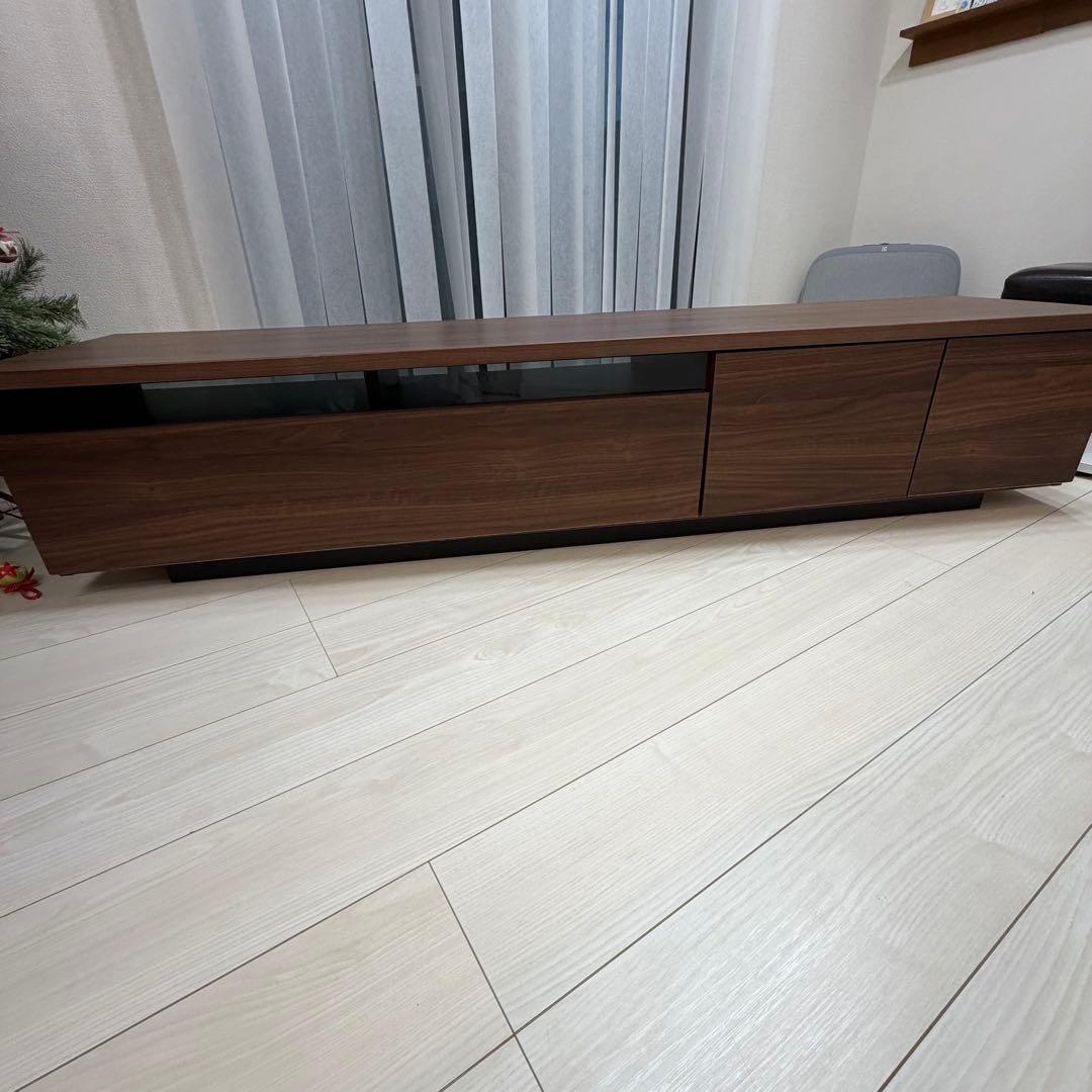 木目調テレビ台 幅180cm タップ収納付