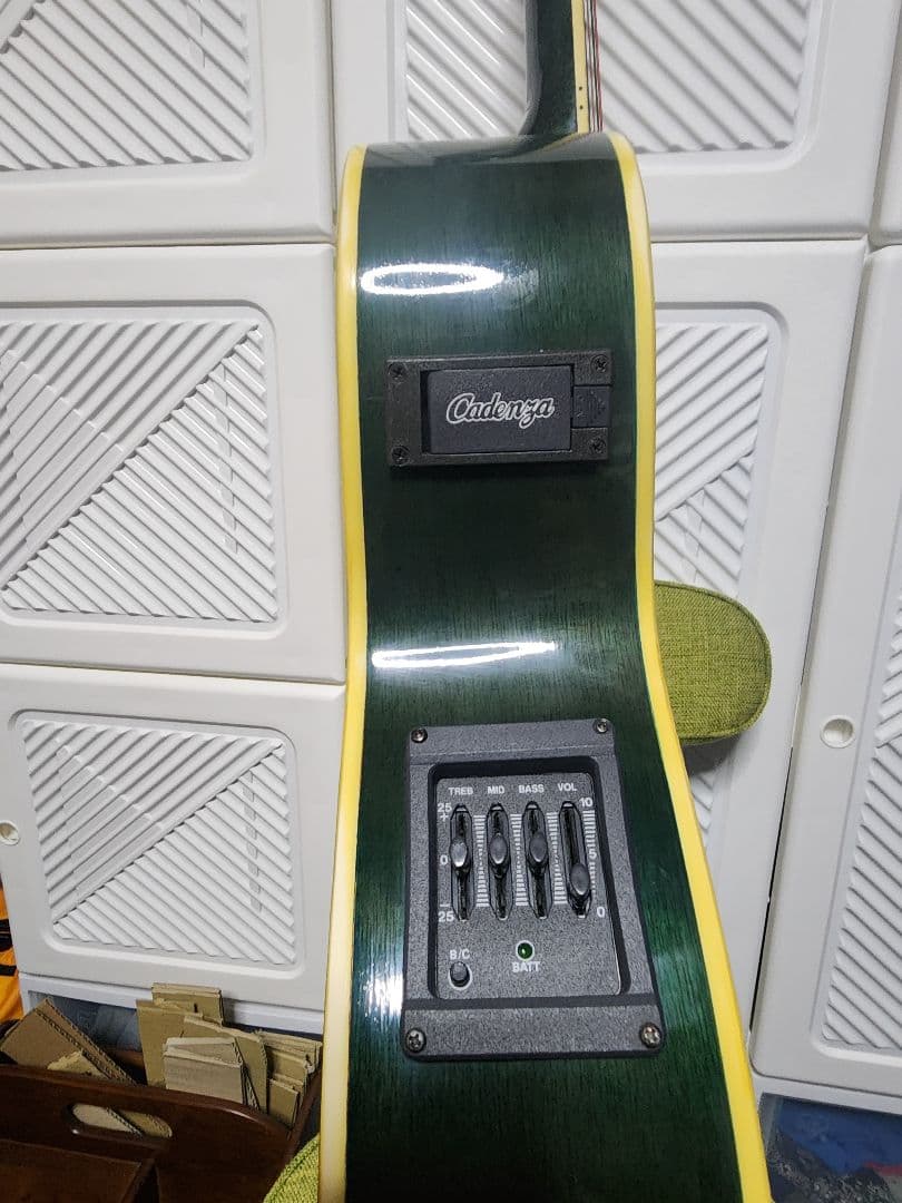 Cadenza EA-40 CB アコースティックギター　グリーン