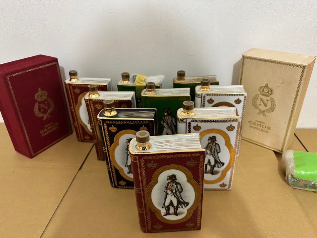 美品　古酒　未開栓　ナポレオン　カミュ　ブック　９本セット　２箱付き