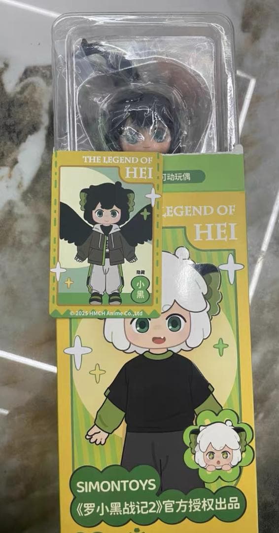 羅小黒戦記2 シークレット ドール 小黒 シャオヘイ SIMONTOYS