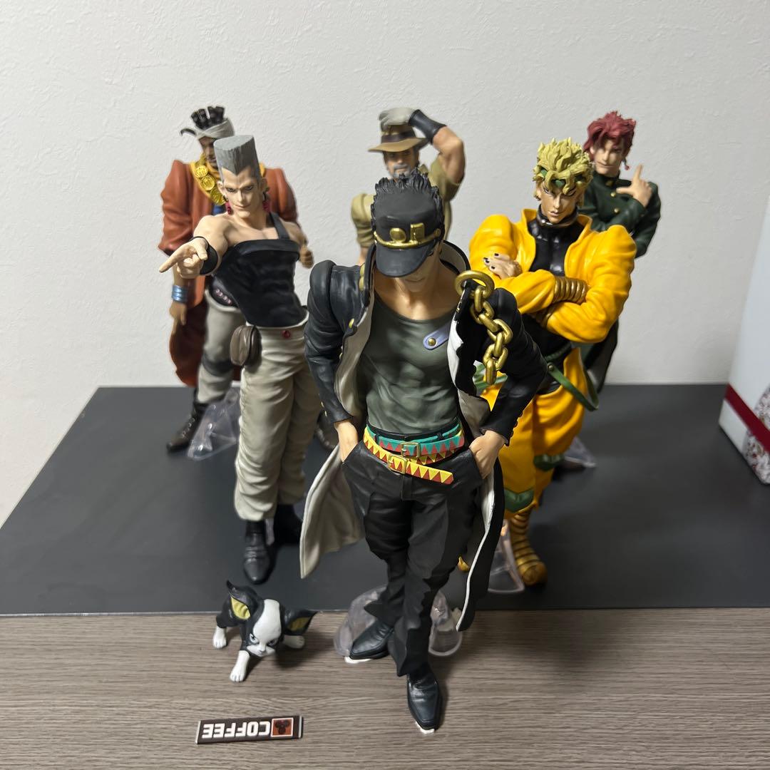 ぺて。　ジョジョの奇妙な冒険 フィギュア 7体セット、 ジョジョコレ