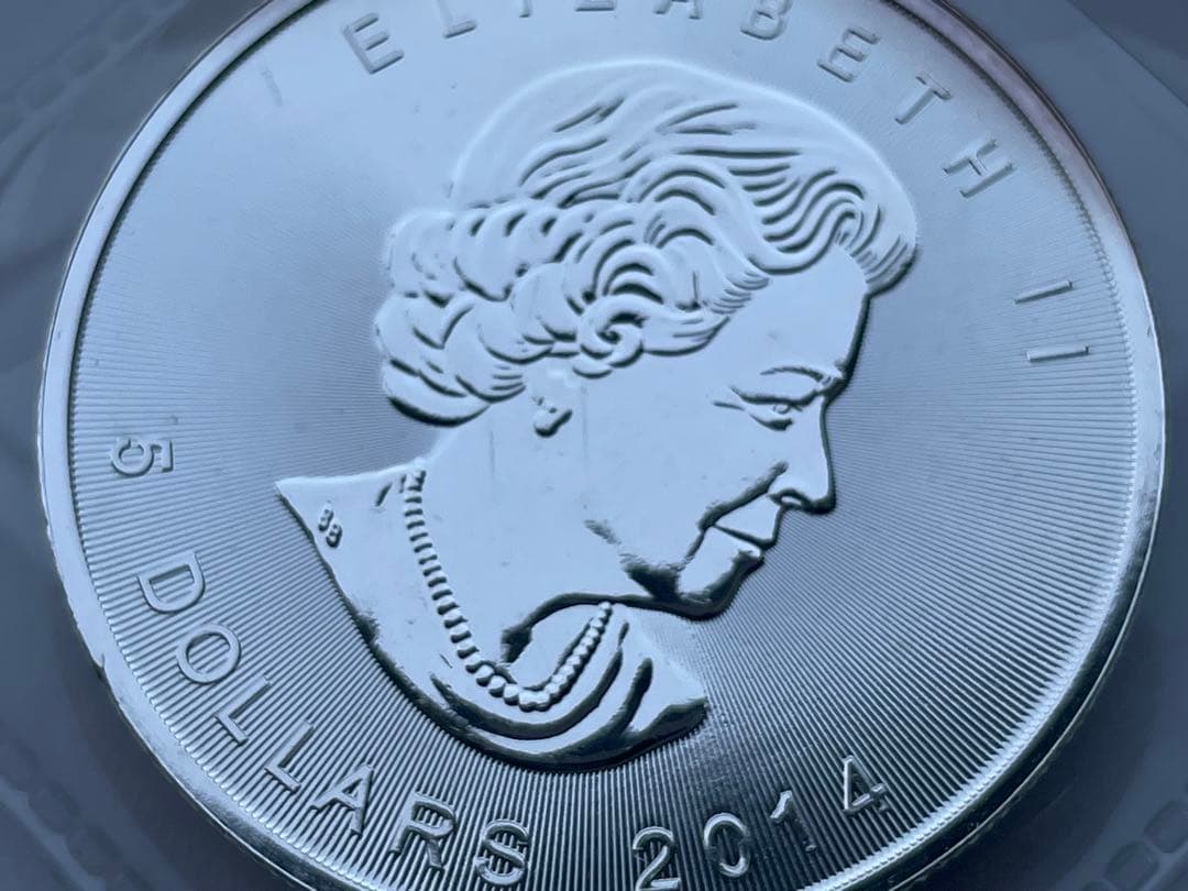  SILVER MAPLE LEAF 1oz 銀貨2014