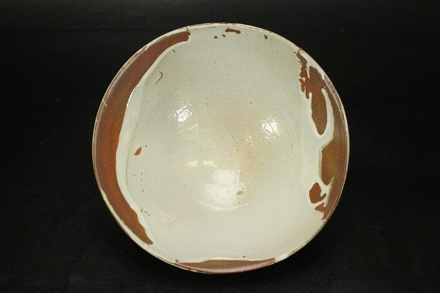 茶道具 朝日 茶碗 銘 春の雪 花押(A424)