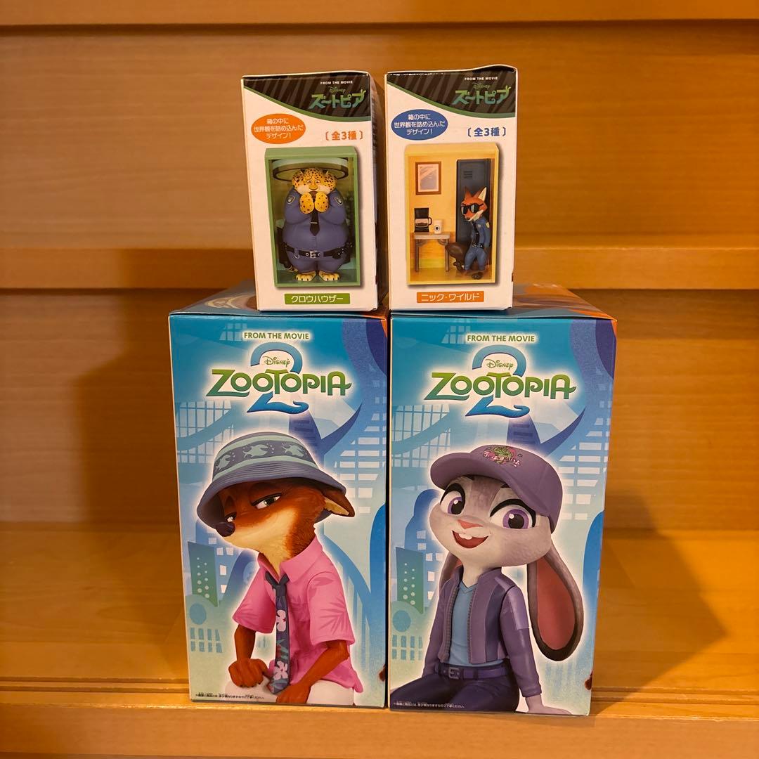 ズートピア2モニタートップフィギュア&コンセプトフィギュア