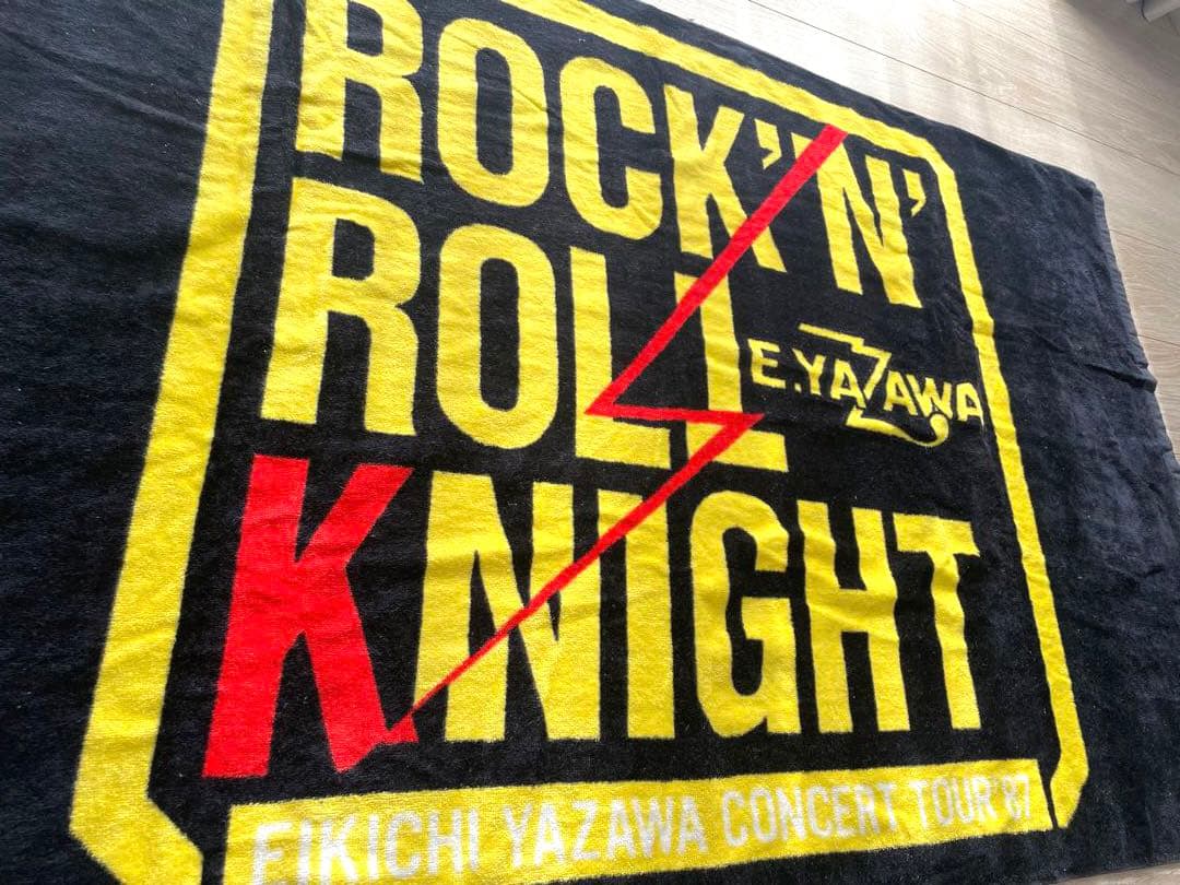 矢沢永吉 E.YAZAWA スペシャルビーチタオル ライブ　大判タオル　レア