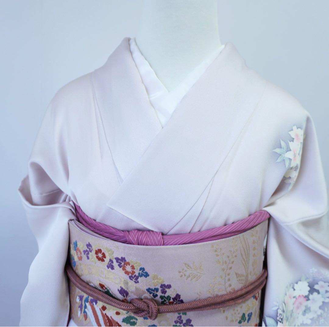 ピヨ品訪問着　4点フルセット 355D 七五三 お宮参り 卒業式　入学式