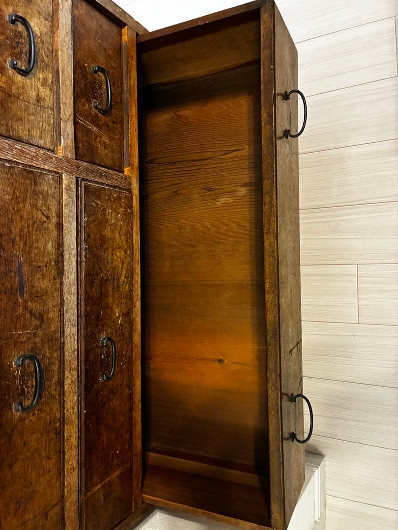 ［引き取りお値引き可能］けや木製タンス 骨董 箪笥 昭和レトロ