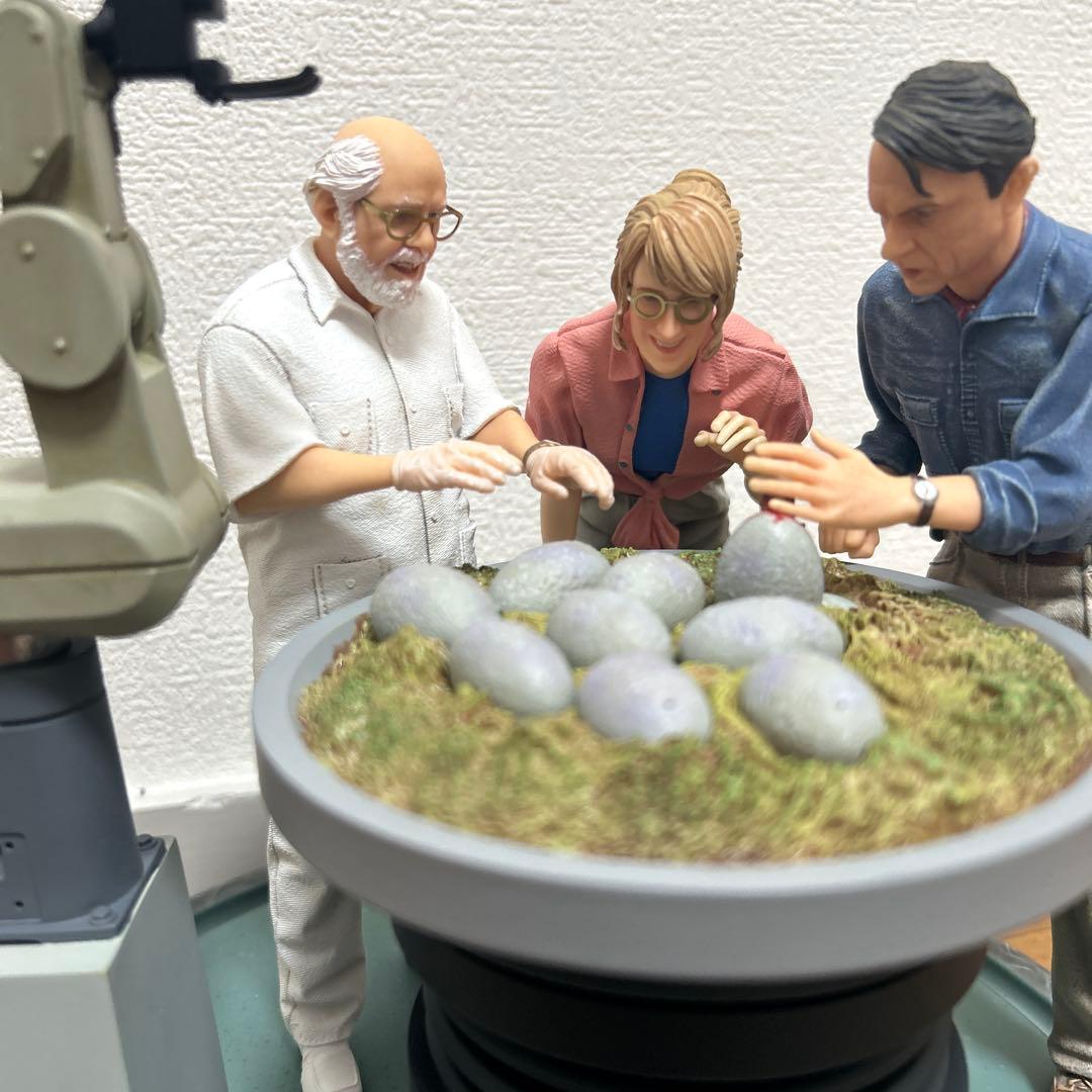 【最終値下げ】アイアンスタジオ 1/10 「ジュラシックパーク」ディノハッチング