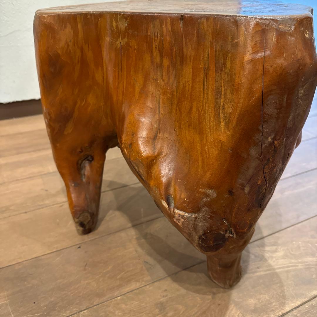 天然木 切り株 スツール オブジェ