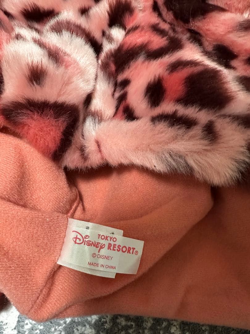 ディズニーミニーファンキャップ レオパードヒョウ柄2色+水玉1セット