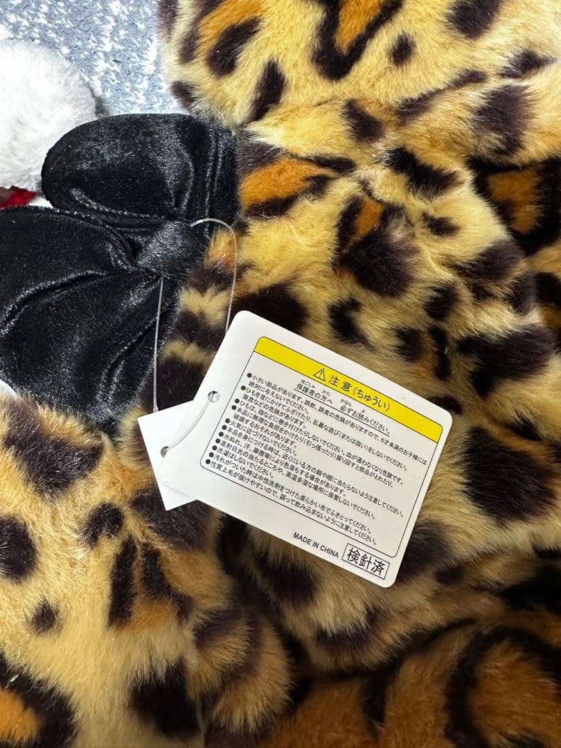 ディズニーミニーファンキャップ レオパードヒョウ柄2色+水玉1セット