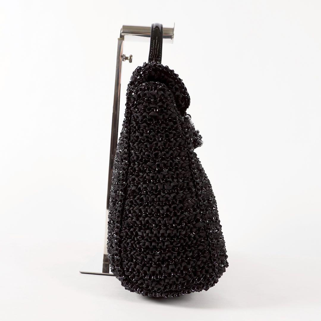 【極美品✨】アンテプリマ 保存袋付き ハンドバッグ ワイヤーバッグ ブラック