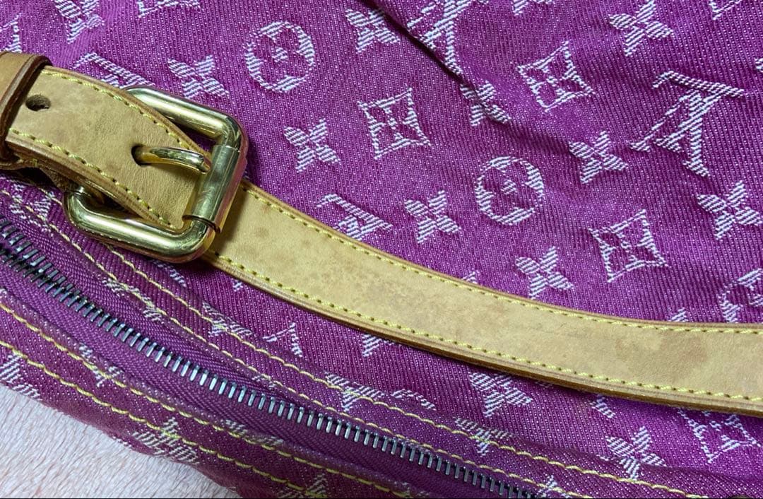 Louis Vuitton モノグラム デニム バギーGM ピンク