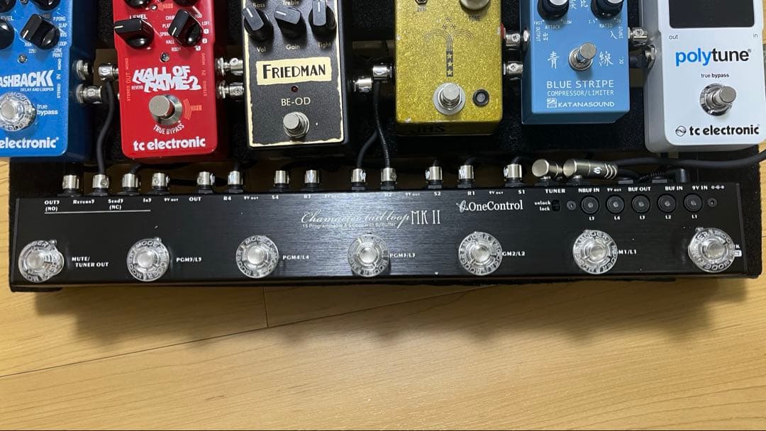 エフェクターボート(ギター用) 組み込み済み　セット