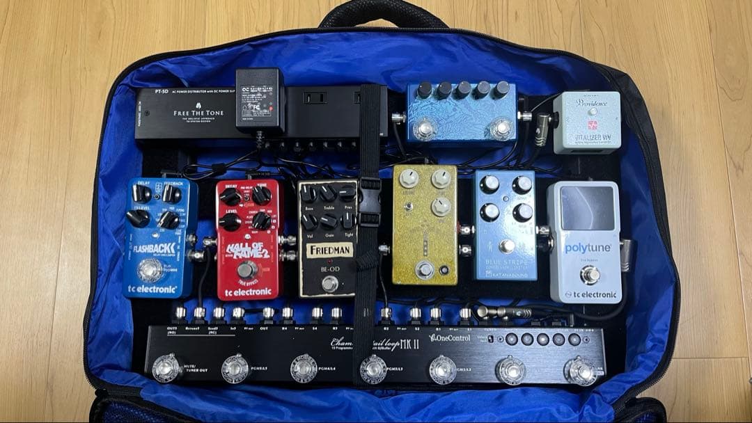 エフェクターボート(ギター用) 組み込み済み　セット