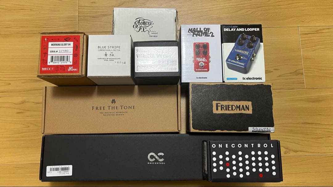 エフェクターボート(ギター用) 組み込み済み　セット