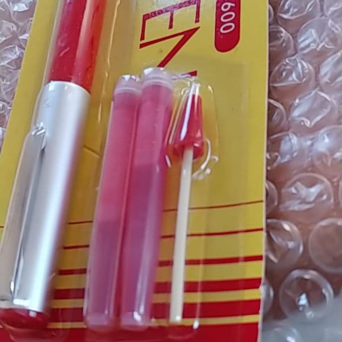 プラチナ万年筆　ソフトペン　S-600 赤