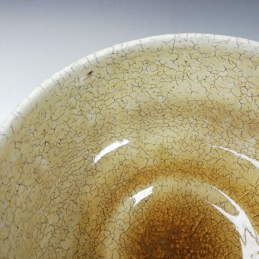 Ｔ１０３　茶碗　『因勅題　復刻　海上風静』『八王子窯　伊藤優』　共箱　茶道具