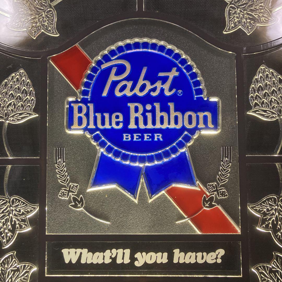 パブストブルーリボン ライト サイン デジタル置き時計 クロック ビンテージ