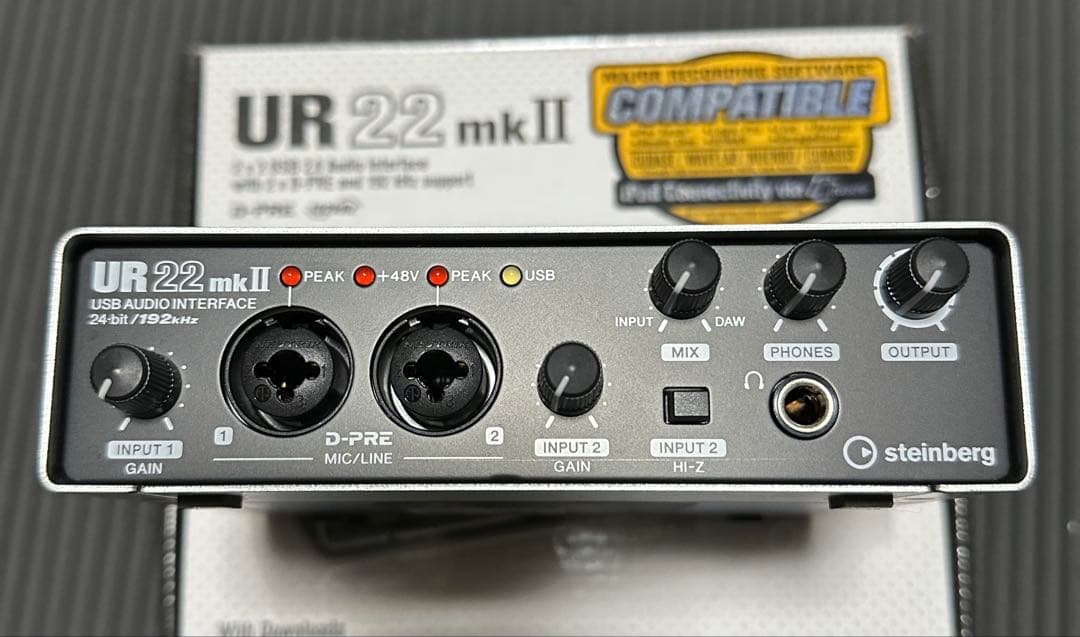 【最安値】UR 22 mkII USBオーディオインターフェイス