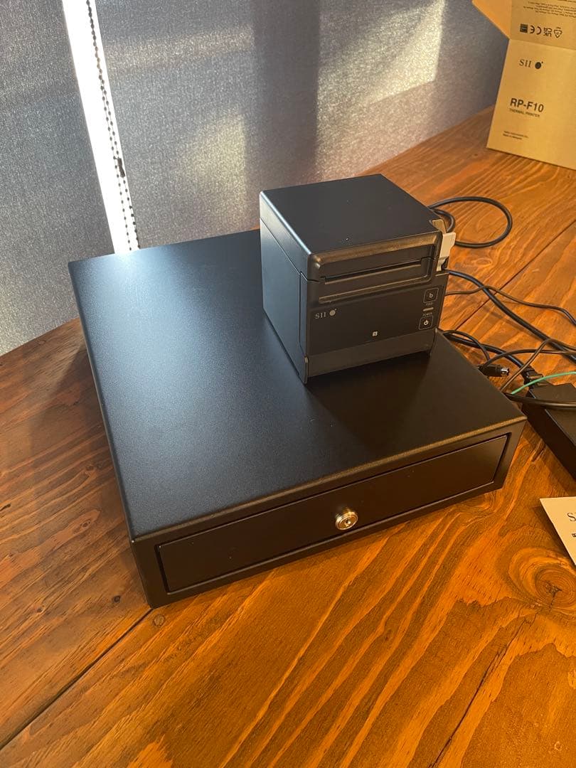 美品　SIIサーマルプリンター＆ドロアー　RP-F10エアレジ対応