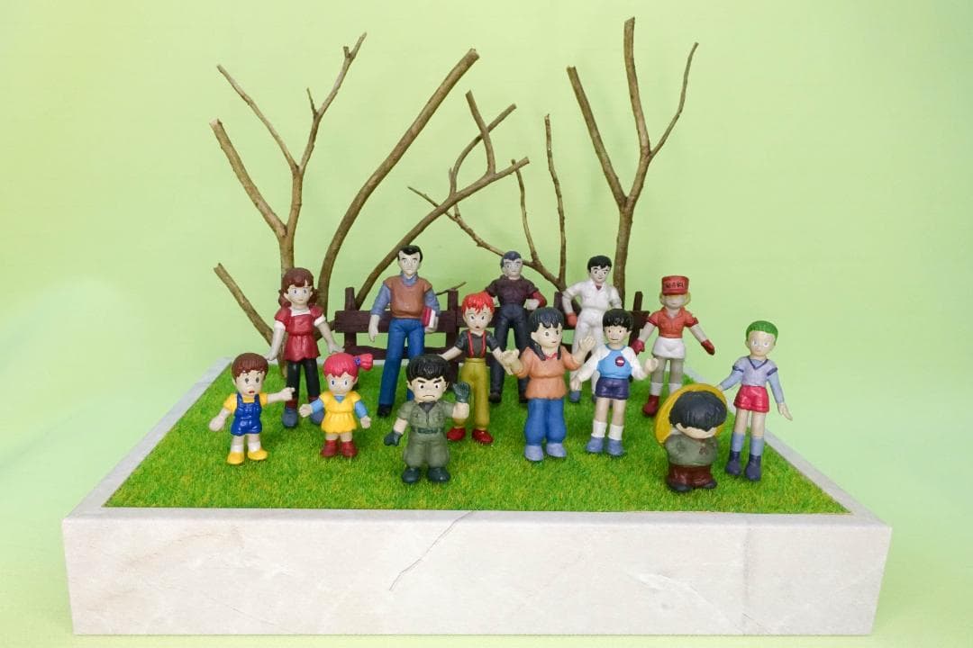 銀河漂流バイファム　消しゴムフィギュア　ジオラマ