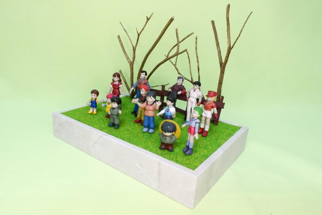 銀河漂流バイファム　消しゴムフィギュア　ジオラマ