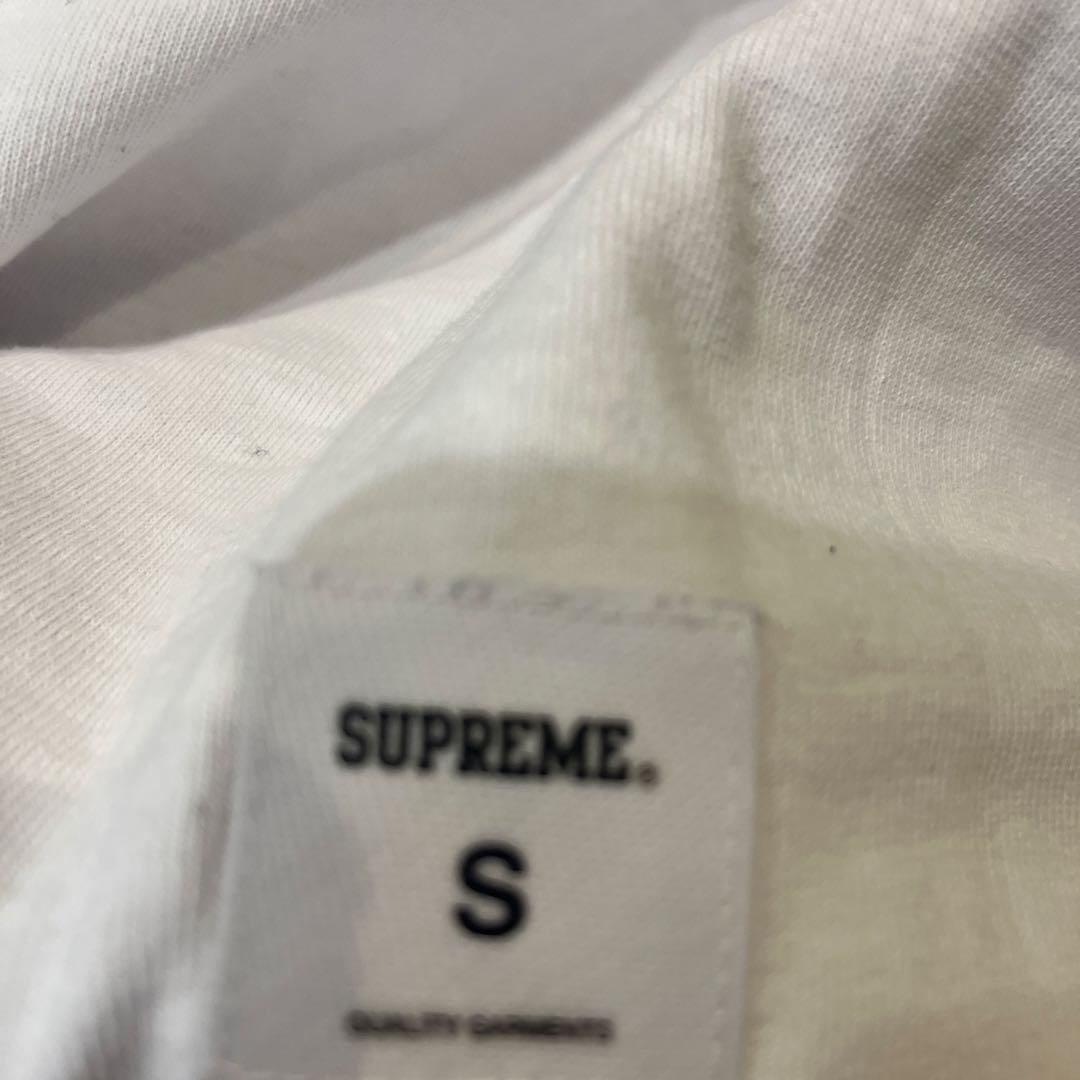 Supreme ロゴ Tシャツ Sサイズ ホワイト