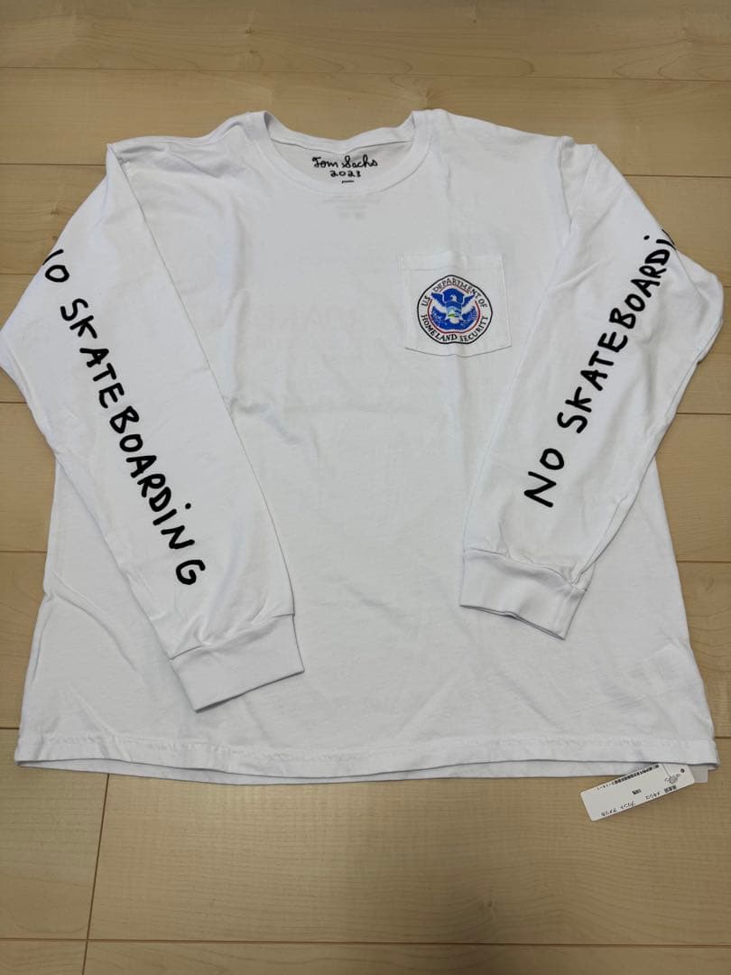 【新品】Tom Sachs トムサックス 伊勢丹 ロンT　white Lサイズ