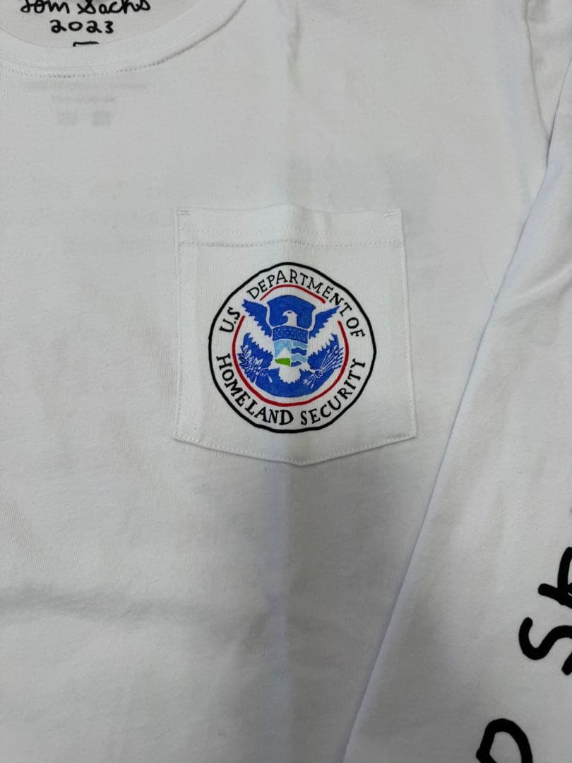 【新品】Tom Sachs トムサックス 伊勢丹 ロンT　white Lサイズ