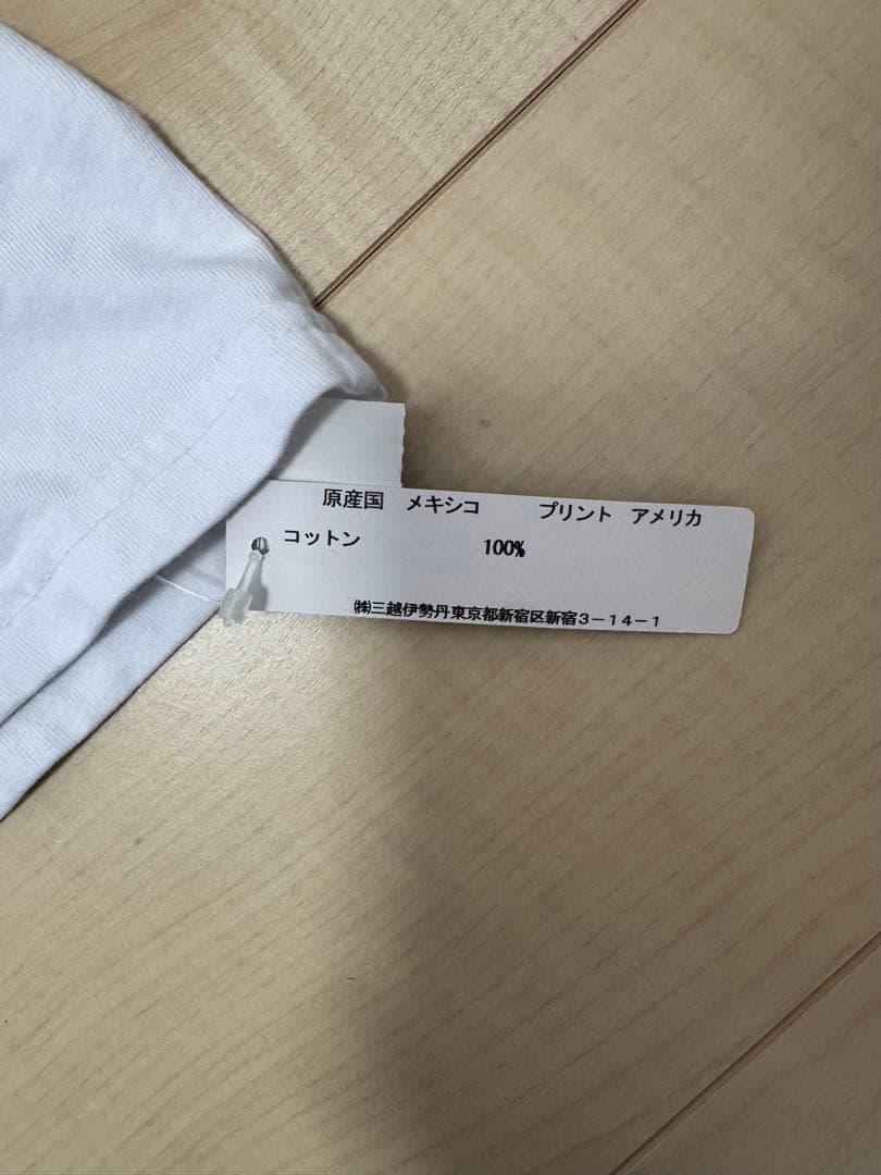 【新品】Tom Sachs トムサックス 伊勢丹 ロンT　white Lサイズ