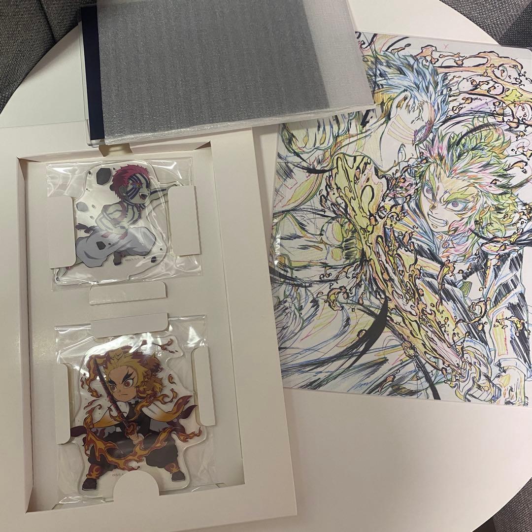 鬼滅の刃 無限列車編 銀幕画集 豪華版&心を燃やせセット