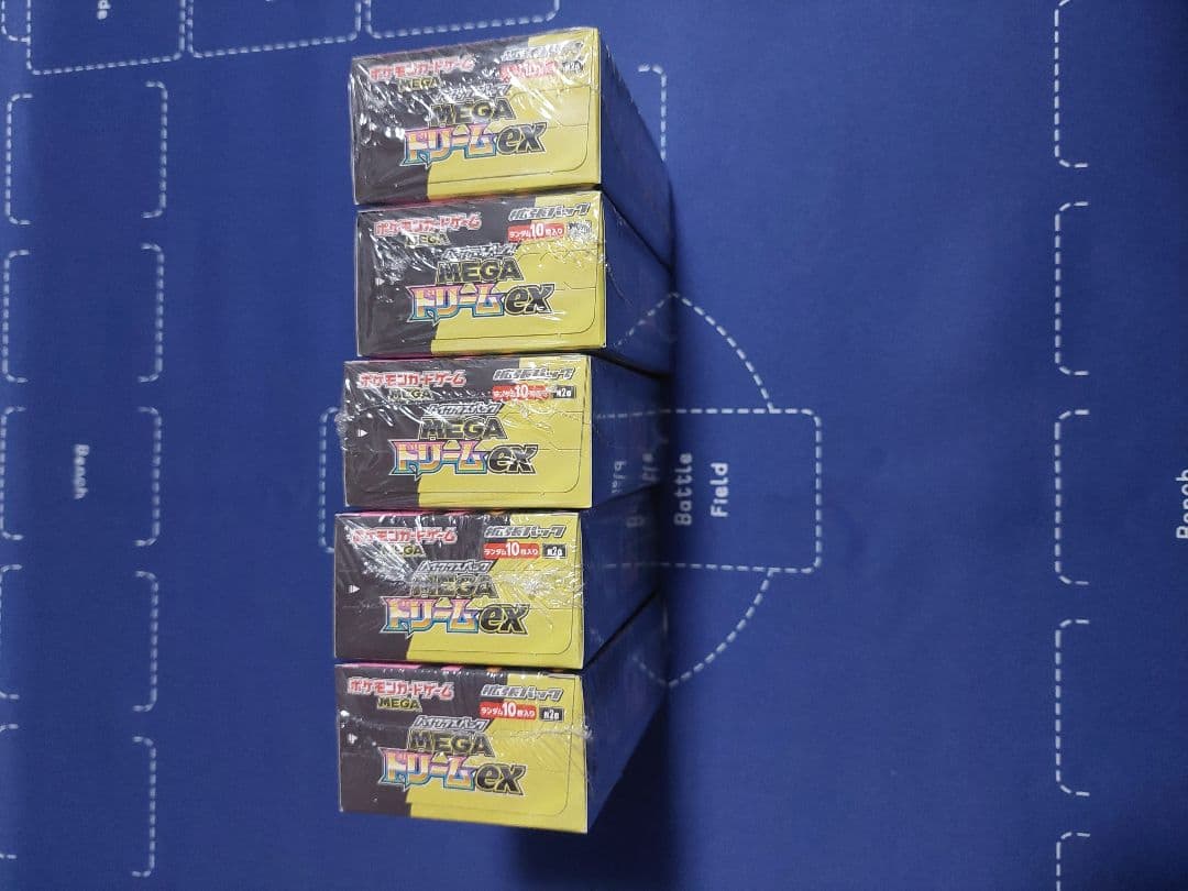 ポケモンカード　シュリンク付きMEGAドリームex　5box