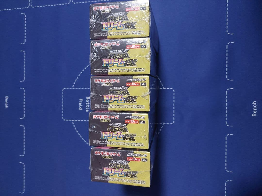 ポケモンカード　シュリンク付きMEGAドリームex　5box