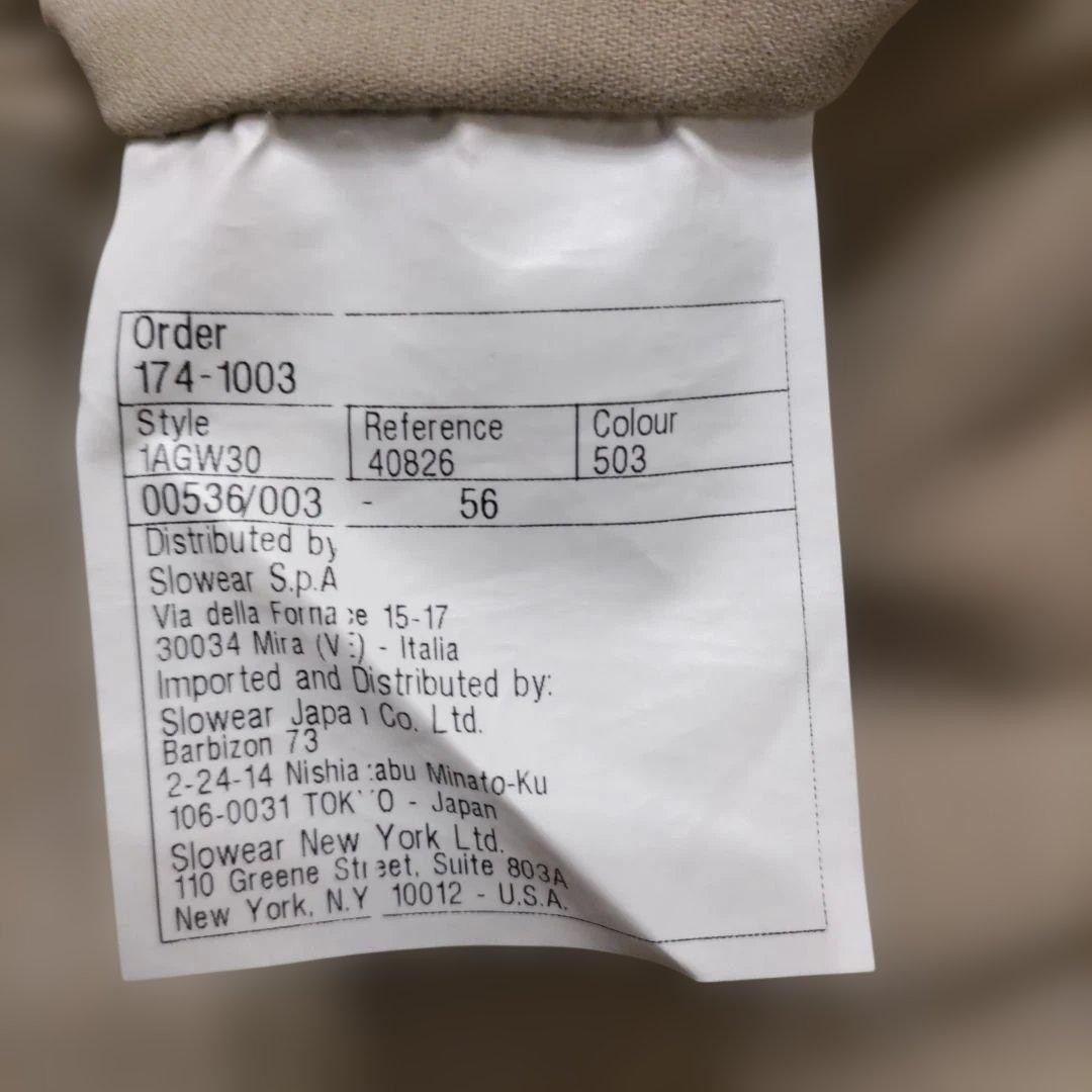 【新品】INCOTEXインコテックス　ベージュパンツ サイズ56