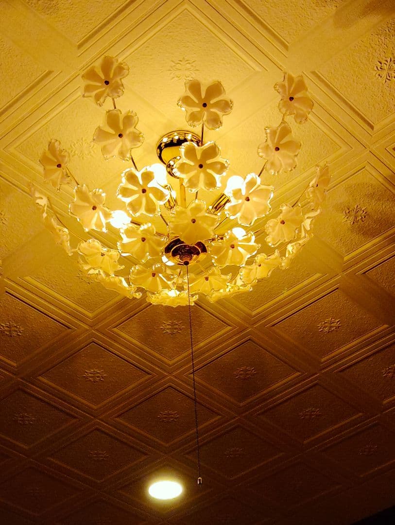 【レア美品】キシマ ブーケ Bouquet シーリングライト 5灯