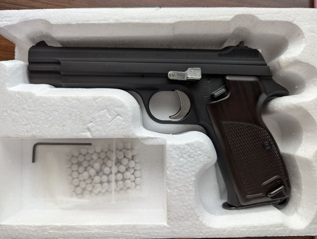 マルシン製SIG P210 6mmガスブローバック　ブラックヘビーウェイト