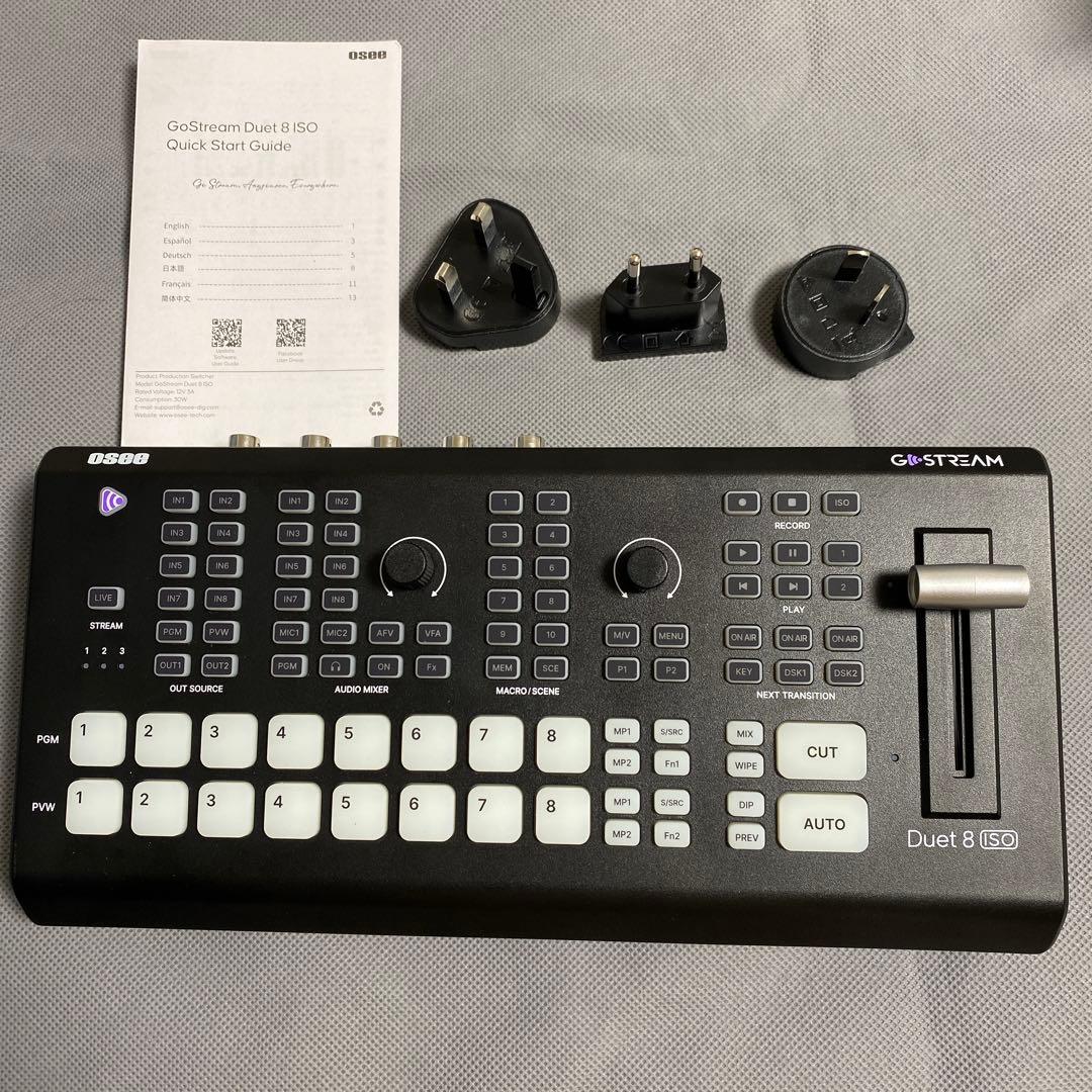 Osee GoStream Duet 8 ISO 8チャンネルビデオスイッチャー